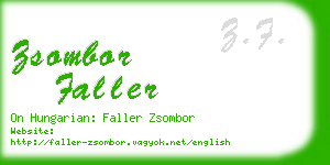 zsombor faller business card